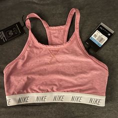 New Nike Sports Bra Size M With Tags Affordable Nike Stretch Sports Bra, Affordable Nike Sports Bra With Moisture-wicking, Maroon Nike, Medium Support Sports Bra, Nike Fit, Gray Sports Bra, Red Bra, Strappy Sports Bras, Nike Sports Bra