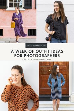 Struggling with what to wear as a photographer? Discover 5 stylish and practical outfit ideas perfect for photographers in every scenario, from client meetings to cozy work-from-home days. Elevate your wardrobe with these easy-to-style looks! Practice Outfits, Photoshoot Outfits, Casual Blazer