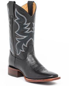 Shyanne Womens Black Western Boots - Square Toe, Black Square Toe Cowboy Boots Women, Womens Black Western Boots, Black Western Boots Women, Black Western Boots, Black Cowgirl Boots, Square Toe Cowboy Boots, Rodeo Boots, Cowboy Boots Square Toe, Womens Cowgirl Boots