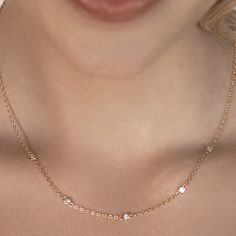 our Stargazing Necklace is the epitome of classic sophistication and quiet luxury. its CZ station design is perfect for everyday wear and offers the perfect touch of minimalist luxury. with its timeless design and effortless chic, it's sure to soon become a wardrobe staple. demi-fine 18k gold or rhodium over sterling silver 5 - 3.5mm cz bezel stations can be worn at 15.5" or 17.5" 1mm chain Brazilian Gold, Minimalist Luxury, Synthetic Diamond, Gold Bond, Quiet Luxury, Effortless Chic, Cultured Pearls, Gold Vermeil, Silver Necklaces