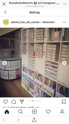 an image of a room with bookshelves on the wall and shelves full of books