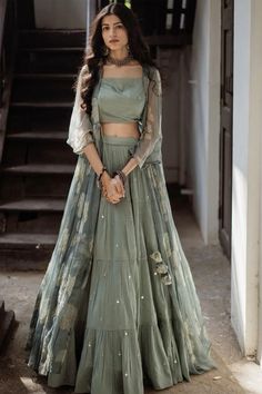 Simple Lehenga, Gaun Fashion, Designer Outfits