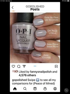 Opi Less Is Norse, Stylish Nails Designs, Great Nails, Toe Nail Art, Fire Nails