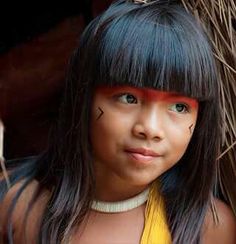 Brazilian People, Amazon Girl, Aztec Culture, Indigo Children, Native American Indians, Girl Face