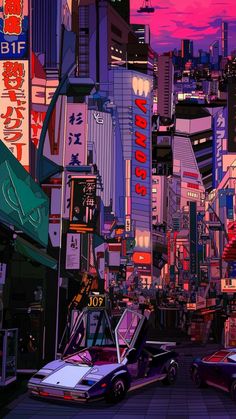 WALLPAPER URBAN TOKYO GRUNGE Art Cyberpunk, Wallpaper Estetika, Vaporwave Wallpaper, Wallpaper Retro, Hd Wallpaper 4k, Supreme Wallpaper, New Retro Wave, Arte Cyberpunk, Japon Illustration