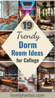 19 Trendy College Dorm Room Ideas (New) Guys Dorm Room Decor, Modern Dorm Room Decor, Trendy Dorm Room Ideas, Modern Dorm Room, Guy Dorm, Guy Dorm Rooms, Trendy Dorm Room, College Dorm Room Ideas, Dorm Room Layouts