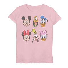 Your Disney fan will love showing off her style with this Disney's Mickey Mouse girls' Always Trending Graphic Tee. Â© Disney Crewneck Short sleevesFABRIC & CARE Cotton Machine wash Imported Your Disney fan will love showing off her style with this Disney's Mickey Mouse girls' Always Trending Graphic Tee. Â© Disney Disney Your Disney fan will love showing off her style with this Disney's Mickey Mouse girls' Always Trending Graphic Tee. Â© Disney Size: Medium. Color: Pink. Gender: female. Age Disney Crewneck, Trending Graphic Tees, Disney Tees, Disney Disney, Disney Fan, Girls Tees, How To Show Love, Disney Mickey Mouse, Disney Mickey