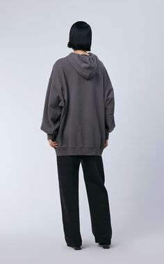 100% cotton (excluding ribbed) Oversized Tops With Double-lined Hood For Fall, Oversized Cotton Hoodie With Pockets, Oversized Hoodie Sweater With Ribbed Cuffs, Oversized Gray Cotton Hooded Jacket, Oversized Gray Hooded Top, Oversized Solid Sweater With Drawstring Hood, Oversized Cotton Hoodie Sweatshirt, Oversized Gray Hooded Jacket With Ribbed Cuffs, Oversized Hoodie Sweater With Adjustable Hood