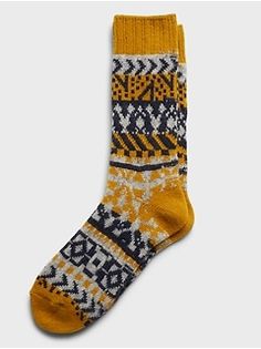 GIFTS New! The Gift Guide For Him | Banana Republic Casual Soft Knit Winter Socks, Casual Soft Knit Socks For Fall, Comfortable Yellow Winter Socks, Casual Comfortable Warm Socks, Casual Warm Comfortable Socks, Casual Socks For Cold Weather In Fall, Snug Casual Socks For Fall, Casual Snug Socks For Fall, Casual Warm Socks