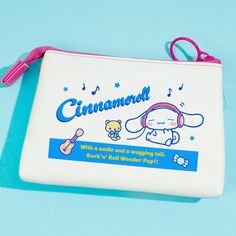 a small pouch with a cartoon character on it