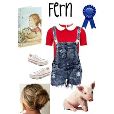 "Teacher" Friendly Halloween Costumes for Halloween/Character Parades "Fern" from Charlotte's Web Book Week Characters, World Book Day Ideas, Childrens Book Characters