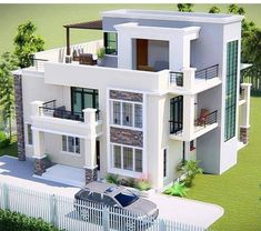 nature photography|| 3d view of Building 🏫 || Architecture|| Modelling|| Double storeys building design Elevation