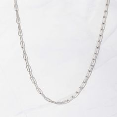 Very trendy at the moment - paperclip necklace. It's dainty and great layered or alone. Made of 925 Sterling Silver Plated in a THICK plating of 14k Gold for a piece that will last you years to come 16" Chain + 2.5" Extension chain Lobster Clasp Closure Nickel-free and hypoallergenic Thickness: 3.7mm Minimalist Paperclip Chain Necklace As Gift, Minimalist Paperclip Chain Necklace For Gift, Minimalist Paperclip Chain Necklace Gift, Dainty Paperclip Chain Link Charm Necklaces, Dainty Paperclip Chain Link Charm Necklace, Dainty Charm Necklaces With Paperclip Chain, Everyday Oval Link Paperclip Chain Charm Necklace, Minimalist Paperclip Chain Necklace, Everyday Oval Link Charm Necklaces With Paperclip Chain