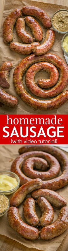 homemade sausages with video recipe