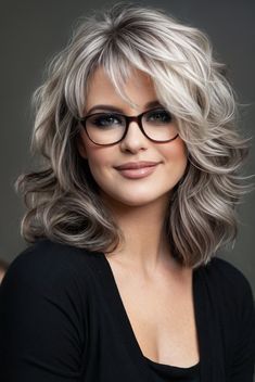 Hair Styles Women Over 50 Medium, Older Women Hairstyles Medium Over 60 Shoulder Length, 50 Plus Hairstyles Over 50 Older Women, Shoulder Length Gray Hair Over 50, Very Layered Hair Medium Over 50 2024, Shag Haircut Over 50, Hair Styles Over 50 Fifty Not Frumpy, Layered Haircuts For Women Long, Mid Length Hair With Layers Over 40