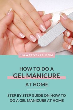 gel manicure. gel manicure at home. gel manicure nails. gel manicure tips. nails. how to do. DIY nails. DIY manicure. DIY gel manicure Gel Nails At Home With Light, How To Do Salon Nails At Home, Do It Yourself Gel Nails, Self Manicure How To At Home, Do Your Nails At Home, Short Pink Nails, Diy Nails Stickers