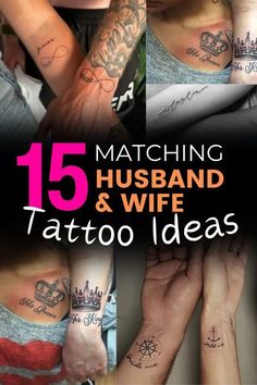 Looking for some inspiration for your next tattoo? Check out these unique and creative designs that will make a statement! 💉 #tattoo #inked #bodyart #tattooinspiration #tattoodesign #tattooideas #tattooartist #tattooart #tattooaddict #tattooedlife Mr And Mrs Tattoo Ideas, Husband And Wife Anchor Tattoos, Love Tattoos For Women Couples, Couple Tattoos Triangle, Man And Wife Tattoos, Couple Forearm Tattoo, Tattoos For Women About Husband, Matching Tattoo With Husband, Couples Arm Tattoos