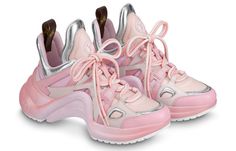 Luxury Pink Low-top Sneakers, Luxury Pink Sneakers For Sports, Luxury Pink Sneakers For Spring, Platform Casual Shoes, Louis Vuitton Pink, Limited Edition Sneakers, Lace Print, Feel Safe, The Favorite