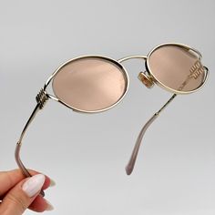 Miu Miu Mu52ys Zvn20f Brand New Sunglasses Pale Gold Pink Gold Mirror Silver Oval Unisex Same/Next Day Shipping! Brand New And 100% Authentic! Made In Italy. Brand: Miu Miu Model Number: Mu52ys / Mu 52ys Color Code: Zvn20f Gender: Women / Unisex Frame Shape: Oval Frame Color: Pale Gold Frame Material: Metal Frame Type: Full Rim Lens Color: Pink Gold Mirror Silver Lens Material: Polyamide Size: 54x21x125 100% Uv Protection! Full Retail Miu Miu Set Includes: 1. Glasses 2. Case 3. Cleaning Cloth Wi Chic Miu Miu Sunglasses For Spring, Chic Miu Miu Spring Sunglasses, Miu Miu Sunglasses With Gradient Lenses For Spring, Pink Round Frame Sunglasses For Spring, Miu Miu Sunglasses With Tinted Lenses For Spring, Miu Miu Tinted Sunglasses For Spring, Trendy Miu Miu Sunglasses For Summer, Miu Miu Summer Sunglasses, Elegant Rose Gold Sunglasses For Spring