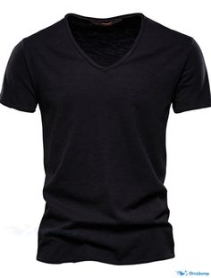 OrcaJump - Mens V Neck T-Shirt Solid Color Casual Holiday Short Sleeve Apparel Sports Fashion Lightweight Big and Tall Summer Product Description Style Big and Tall, Fashion, Sports, Lightweight Occasion Casual, Holiday, Vacation Tops Type T shirt Tee Neckline V Neck Fabric Viscose Sleeve Length Short Sleeve Elasticity Micro-elastic Look After Me Wet and Dry Cleaning Pattern Solid Color Season Summer Fit Type Regular Fit Size Chart Size Bust Length S 100.0 cm / 39.4 inch 70.0 cm / 27.6 inch M 10 Shirts Plain, Mens Casual T Shirts, Men's Fitness, Clothing Apparel, Big And Tall, Wet And Dry, Sport Fashion, Casual T Shirts, T Shirt Top