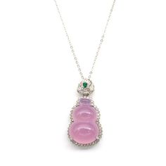 Rhodium Plated Natural Pink Aqua Chalcedony & Cubic Zirconia Pendant Necklace. Chain Measures: 17"Inches Sliding cufflinks freely adjustable in length and with a Lobster Clasp. Environmental Standard: Nickel-free, 100% Brand New and High Quality, Comes with an elegant gift Box. Formal Pink Jewelry With Adjustable Chain, Formal Pink Pendant Jewelry, Fine Jewelry Pendant With Bail, Silver Necklace With Bail In Fine Jewelry Style, Formal Silver Necklaces With Bail, Formal Pink Clavicle Chain Jewelry, Silver Diamond Jewelry With Bail, Pink Round Pendant Jewelry For Formal Occasions, Pink Formal Necklace