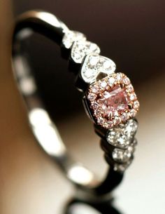 *Condition: Brand new *Center Stone: Natura Pink Diamond, Cushion Cut, approx 0.148ct (SI clarity) *Side Stone: Natural white diamond, round cut (VS1 clarity and F color) *Ring Dimension: 15x5mm *Ring Weight: 3g (depend on the ring size) *Metal Purity: Can be select Each piece is made-to-order with care and special attention to detail. all items are made with conflict-free diamonds and gems. Size: made to order The item will be gift wrapped and shipped. ------------------------------------------ Diamond Heart Cut Ring With Halo Design, Luxury Heart Cut Diamond Ring With Halo Design, Elegant Heart Cut Diamond Ring With Halo Design, Elegant Halo Diamond Ring For Valentine's Day, Elegant Halo Design Rings For Valentine's Day, Elegant Diamond Cut Ring For Valentine's Day, Elegant Valentine's Day Diamond Cut Ring, Two Tone Ring, Luxury Jewelry Box