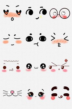 the different types of eyes and nose shapes