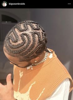 Braid Cornrows, Men's Braids, Cornrows Men, Boy Braids