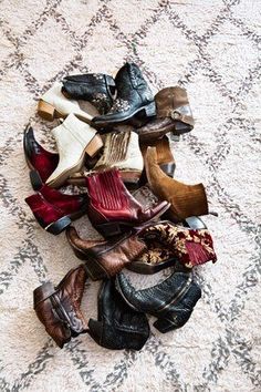 Boot Collection, Erin Wasson, Walk This Way, Cowboy Boot, Boot Bag, Fashion Addict, Cowboy Boots