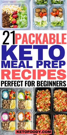 Keto Lunches, Low Carb Diets, Ketogenic Diet Meal Plan, Prepped Lunches, Diet Vegetarian