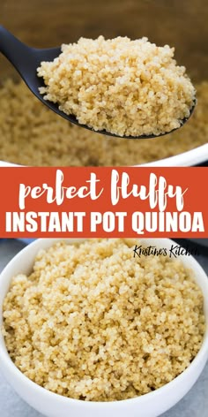 the perfect puffy instant pot quinoa recipe