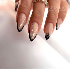 Her Nails, Nail Polish, Nail Art, Nails, Gold, On Instagram, White, Black, Instagram