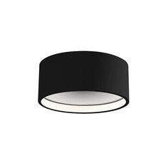 Kuzco Lighting - EC18705-BK - LED Flush Mount - Trenton - Black Ceiling Texture, Kuzco Lighting, Outdoor Flush Mounts, Outdoor Ceiling, Optical Lens, Cylinder Shape, Led Flush Mount, Outdoor Ceiling Lights, Led Ceiling Lights