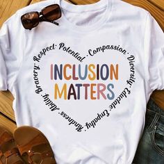 Inclusion Teacher, Teacher Treats, Cricut Shirts, Sped Teacher, Behavior Analysis, Teacher Inspiration, Speech Pathology, Heart T Shirt