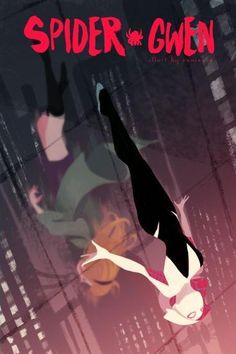 the cover to spider - man and the gwen, which is featured in an animated movie