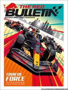 the red bullletin tour de force poster