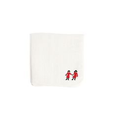 Classiky's linen handkerchief features embroidered designs from Japanese artist and illustrator Mariko Okumura, who goes by the name "Mitsou". Woven with a linen/cotton blend thread, it has a unique 4-ply gauze weave which feels substantial but soft. It will continue to soften with use and laundering. Materials: 70% linen 30% cotton Made by: Classiky Made in: Japan Specifications: approximately 9.5" square ﻿Care: ﻿﻿Machine wash in a mesh laundry bag. Gently adjust the shape before air drying. Some distortion or shrinkage may occur after washing. Avoid ironing embroidered areas. Linen Gauze, Embroidered Handkerchief, Embroidered Designs, Mesh Laundry Bags, Japanese Artists, Embroidered Design, Laundry Bag, Vintage Finds, Illustrator