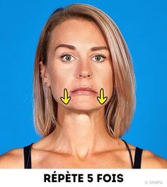 Face Tone, Chin Exercises, Double Menton, Face Yoga Exercises, Facial Yoga, Face Exercises, Facial Muscles, Trening Abs