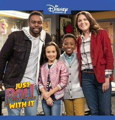 the cast of disney channel's just roll with it