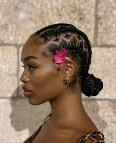 Cornrows Natural Hair, Cornrows Braids For Black Women, Quick Braided Hairstyles, Protective Hairstyles Braids, Pretty Braided Hairstyles, Natural Hair Braids, Cornrows Braids, Cornrow