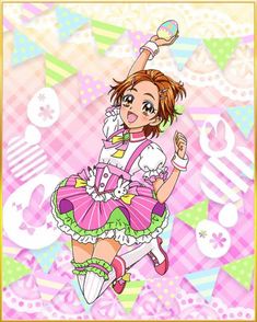 Precure Outfits, Dream Land, Star Cards, Shining Star, I Love Anime, Female Character Design, Perfect Outfit