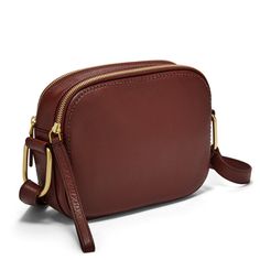 Elle Crossbody:: Fossil Lady Bags, Fossil Watches, Bags And Accessories, Leather Satchel, Latest Styles, Saddle Bags, Leather Crossbody, Fossil, Latest Fashion Trends