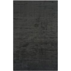 a black rug on a white background