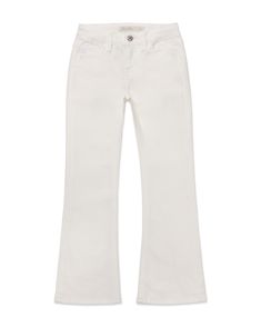 Mid-rise, white girls bootcut jeans- Simple silver, gold and beige border stitch back pocket design- Faux flap pocket with white embroidered Miss Me logo and rhinestone rivets- Embossed white leather cross Miss Me brand patch- 5-pocket design Measurements: USA WAIST HIP FRONT RISE X BACK RISE 7 23 3/4 28 3/4 7 1/4 X 11 3/4 8 24 1/2 29 1/2 7 1/2 X 12 10 25 1/2 30 1/2 7 3/4 X 12 1/4 12 26 1/2 31 1/2 8 X 12 1/2 14 27 1/2 32 1/2 8 1/4 X 12 3/4 16 28 1/2 33 1/2 8 1/2 X 13 Fabric Content: 68% Cotton, Border Stitch, White Bootcut Jeans, Me Logo, Denim Accessories, Leather Cross, Denim Outfit, Our Girl, Classic White, Pocket Design