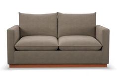 Olivia Loveseat :: Leg Finish: Pecan / Size: Loveseat - 60.5"w - Apt2B - Apt2B Royal Sofa Design, Contemporary Sofa Bed, Classic Sofa Designs, Royal Sofa, Drawing Room Interior Design, Drawing Room Interior