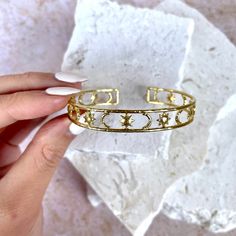 Cosmic Lover 14K Gold Bangle, Womens Gold Bangle With Moon and Suns, Gold Boho Bracelet, Gold Celestial Jewelry, Gold Adjustable Bangle Cuff - Etsy Moon Sun, Celestial Jewelry, Boho Bracelet, Adjustable Bangle, Gold Bangle, Bracelet Gold, Boho Bracelets, Jewelry Gold, Bracelet Stack