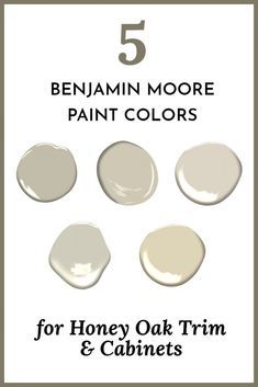 the 5 best neutral paint colors for honey oak trim and clutters in this post