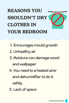 an info sheet describing how to dry clothes in the bathroom and how to use it