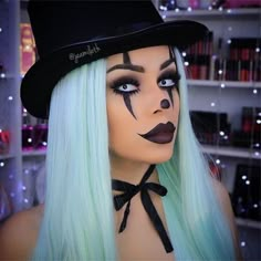 Maquillaje de Halloween ¡ideas nuevas! | Vorana Blog Carnaval Make-up, Fete Emo, Halloweenský Makeup, Cute Halloween Makeup, Halloween Makeup Scary