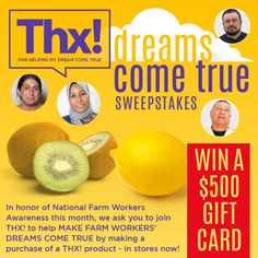 an advertisement for the national farm workers'contest, which is sponsored by tmx